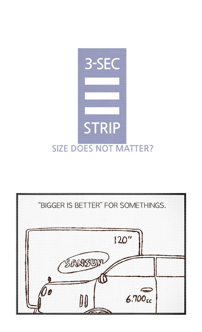 3-Second Strip Chapter 163 page 1 - Chapter 163 : Size Does Not Matter