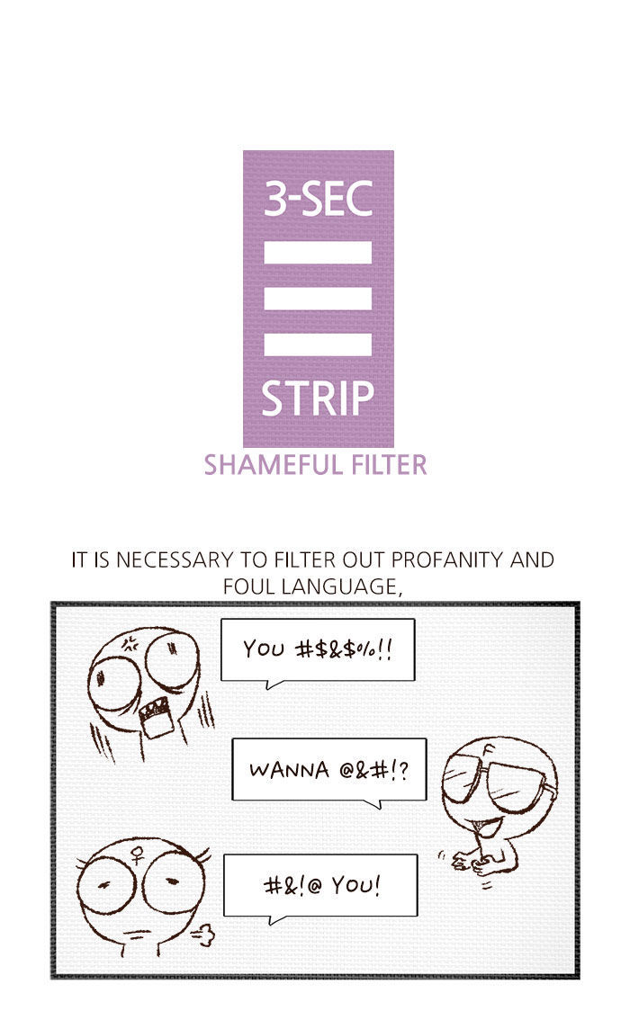 3-Second Strip Chapter 217 page 1 - Chapter 217 : Shameful Filter