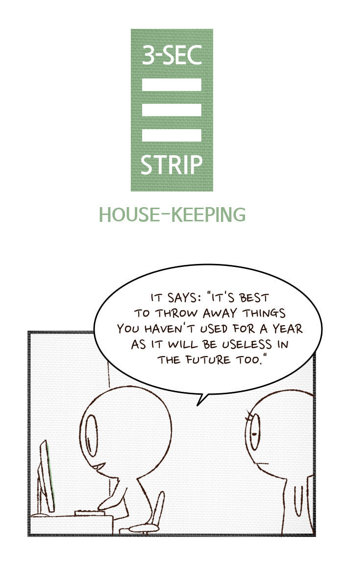3-Second Strip Chapter 282 page 1 - Chapter 282 : House-Keeping