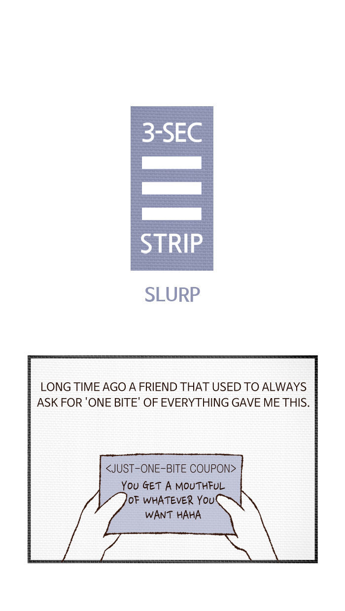 3-Second Strip Chapter 299 page 1 - Chapter 299 : Slurp