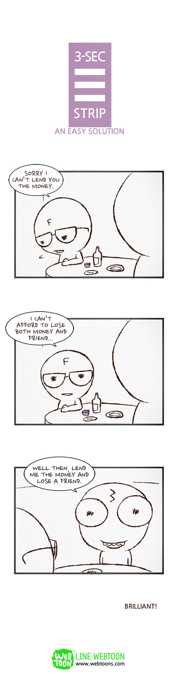 3-Second Strip Chapter 30 page 1 - Chapter 30 : An Easy Solution
