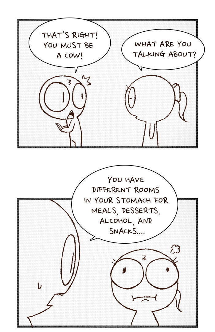 3-Second Strip Chapter 319 page 2 - Chapter 319 : Cow VS. Her
