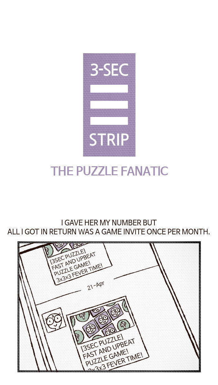 3-Second Strip Chapter 328 page 1 - Chapter 328 : The Puzzle Fanatic