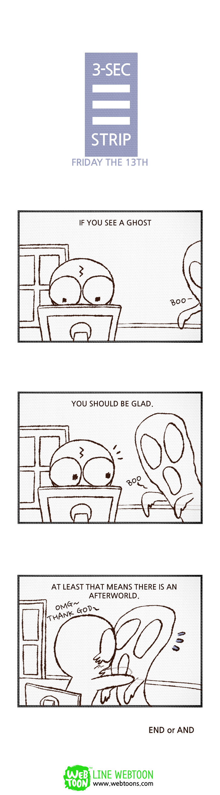3-Second Strip Chapter 35 page 1 - Chapter 35 : Friday the 13th
