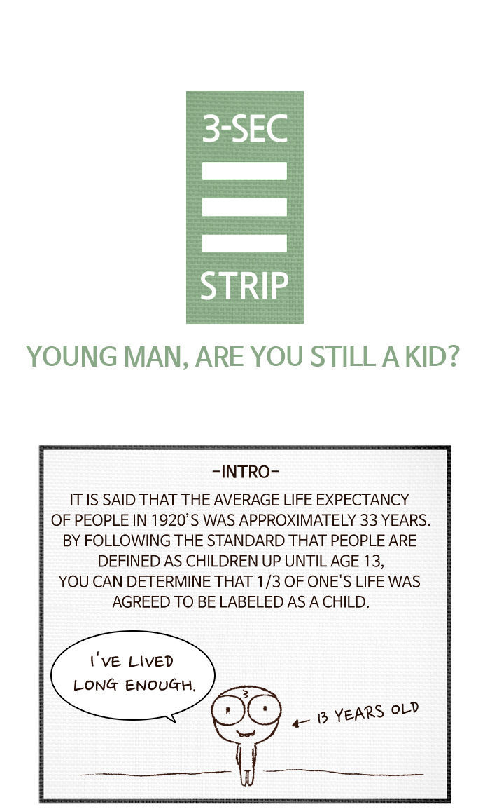 3-Second Strip Chapter 351 page 1 - Chapter 351 : Young Man, Are You Still A Kid