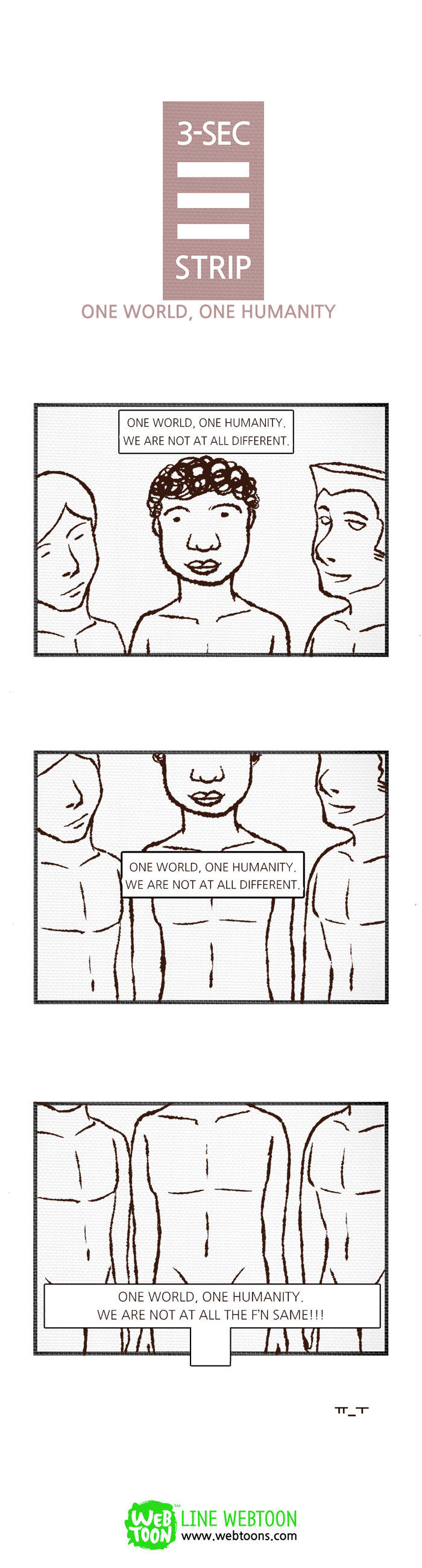 3-Second Strip Chapter 39 page 1 - Chapter 39 : One World, One Humanity