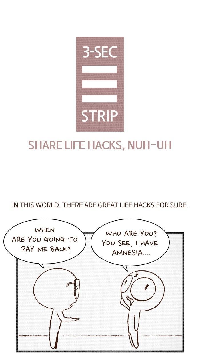 3-Second Strip Chapter 392 page 1 - Chapter 392 : Share Life Hacks, Nuh-Uh