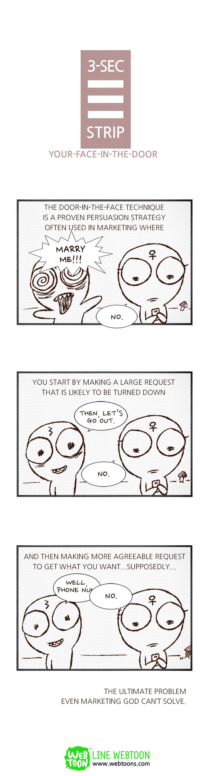 3-Second Strip Chapter 44 page 1 - Chapter 44 : Your-Face-In-The-Door