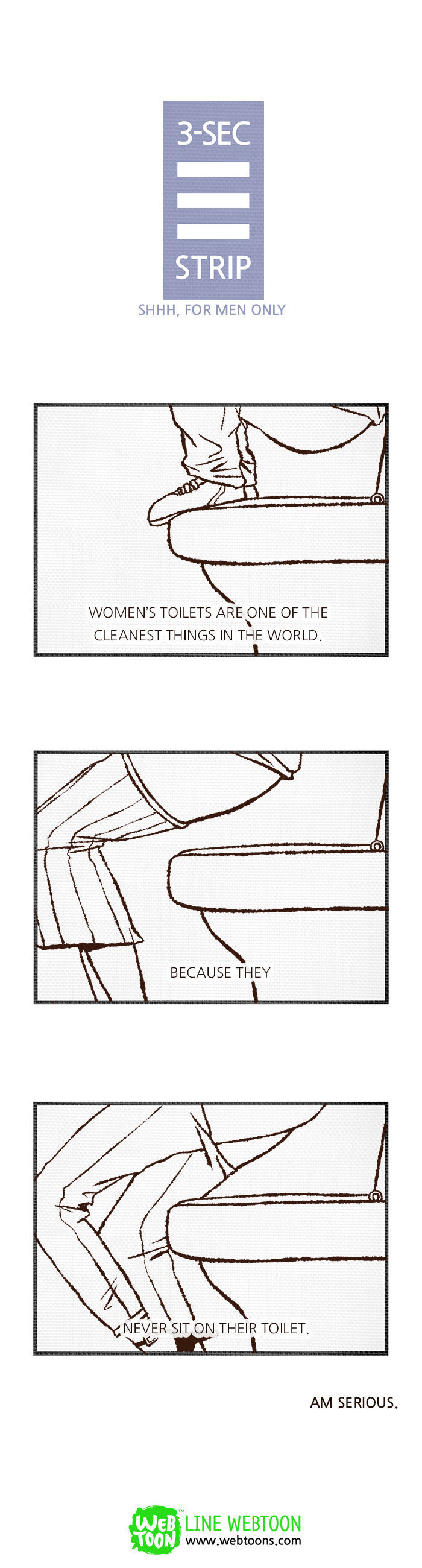 3-Second Strip Chapter 47 page 1 - Chapter 47 : Shhh, for Men Only