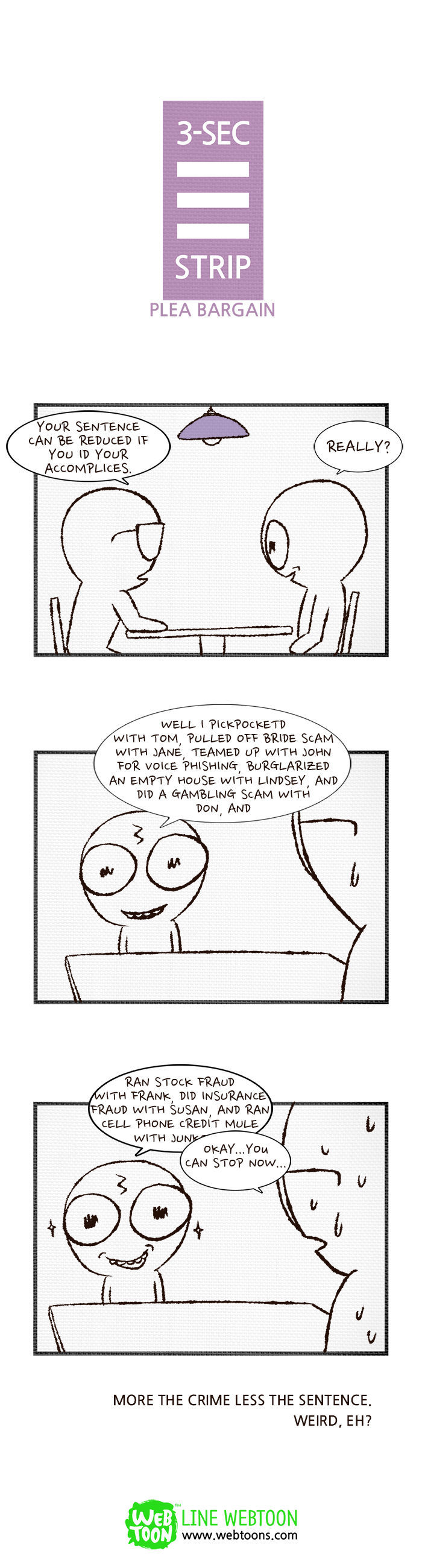 3-Second Strip Chapter 48 page 1 - Chapter 48 : Plea Bargain