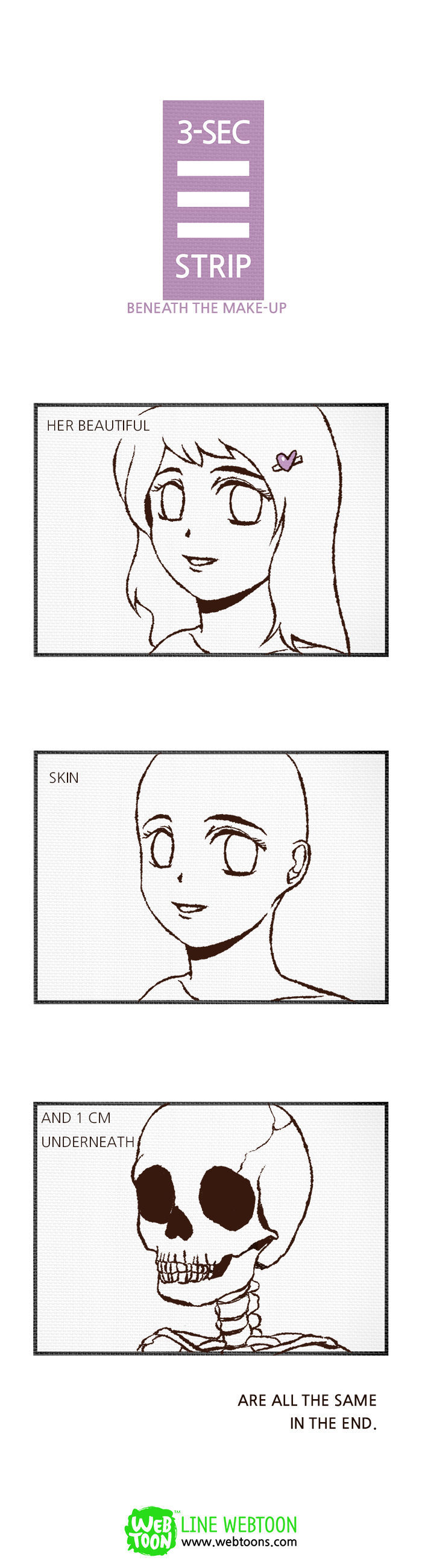 3-Second Strip Chapter 49 page 1 - Chapter 49 : Beneath the Make-Up