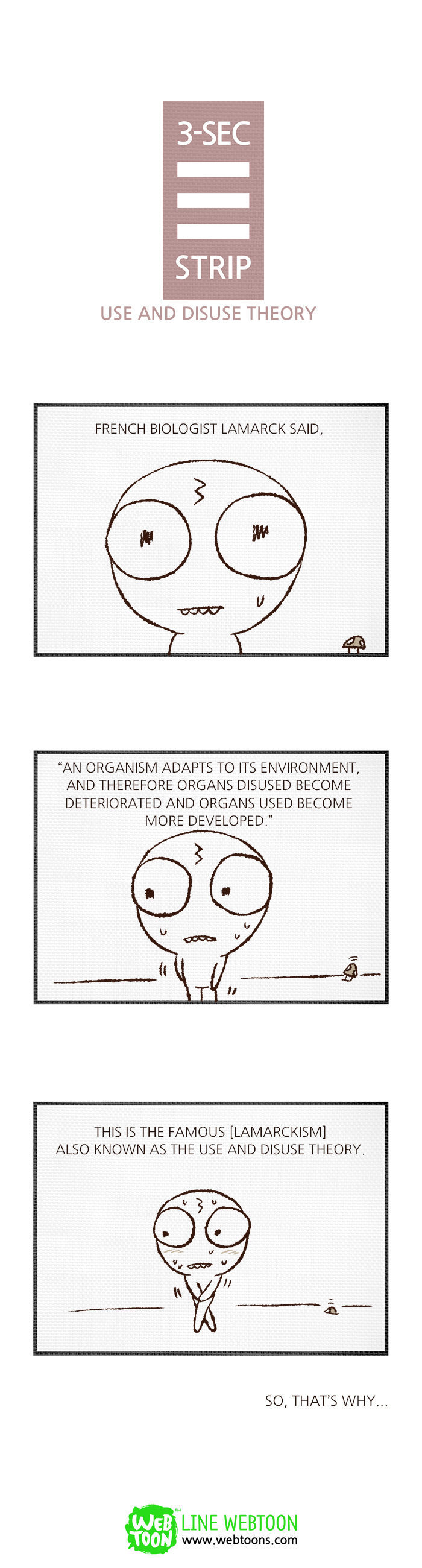 3-Second Strip Chapter 51 page 1 - Chapter 51 : Use and Disuse Theory