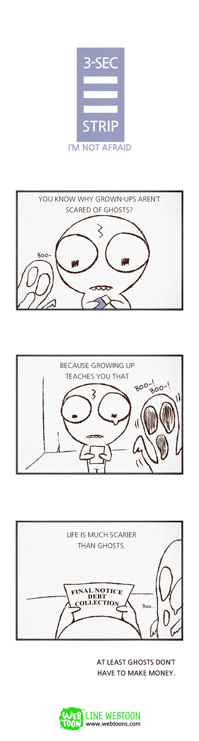 3-Second Strip Chapter 53 page 1 - Chapter 53 : I'm Not Afraid