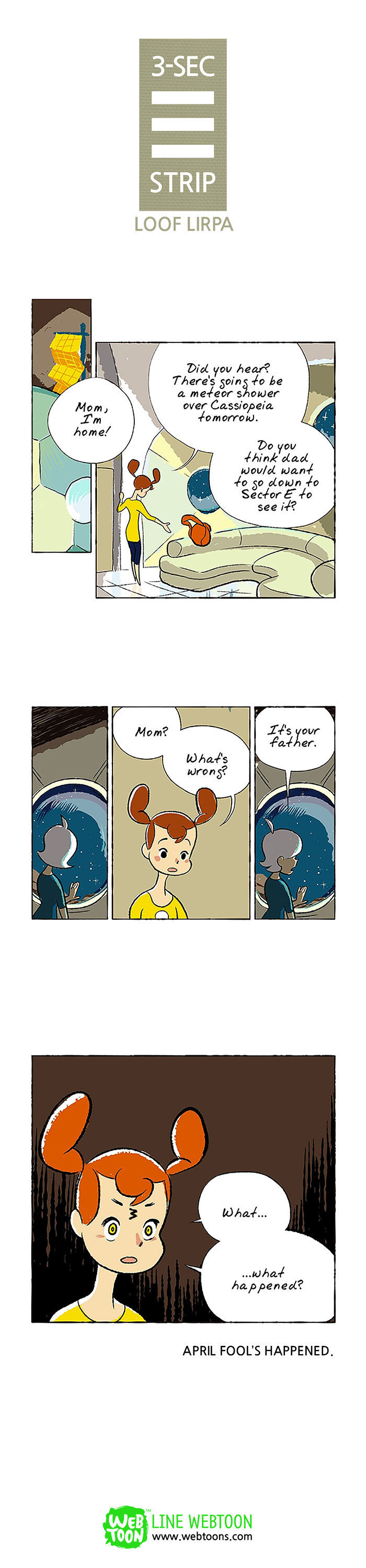 3-Second Strip Chapter 54 page 1 - Chapter 54 : Loof Lirpa