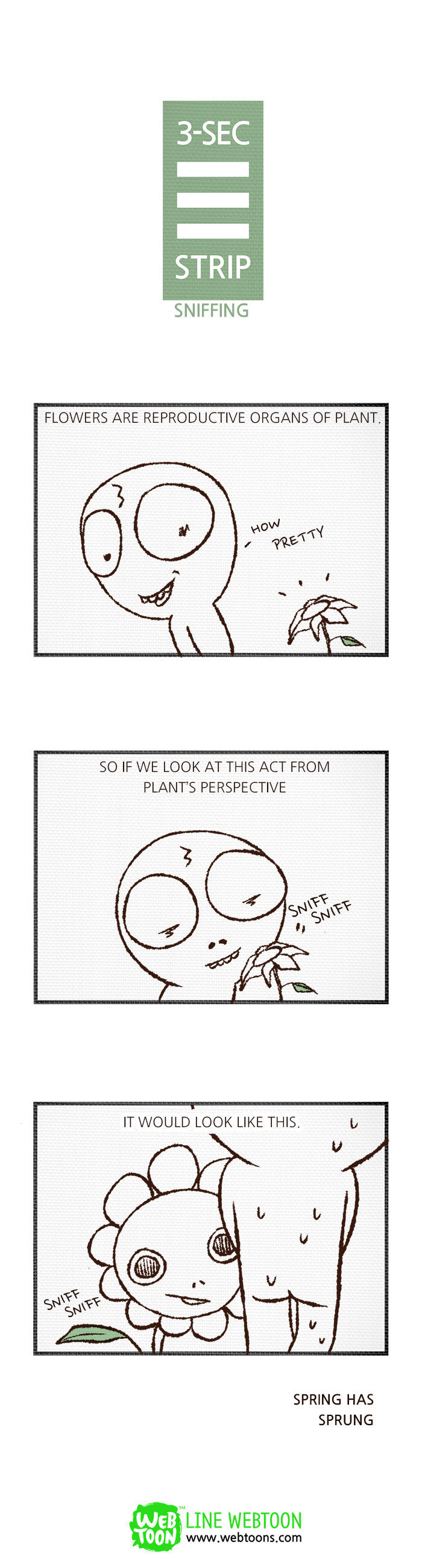 3-Second Strip Chapter 64 page 1 - Chapter 64 : Sniffing