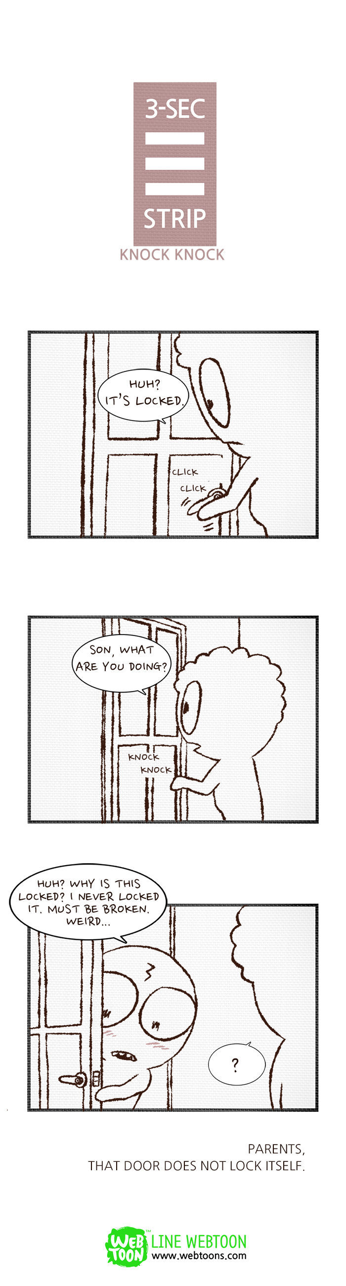 3-Second Strip Chapter 65 page 1 - Chapter 65 : Knock Knock