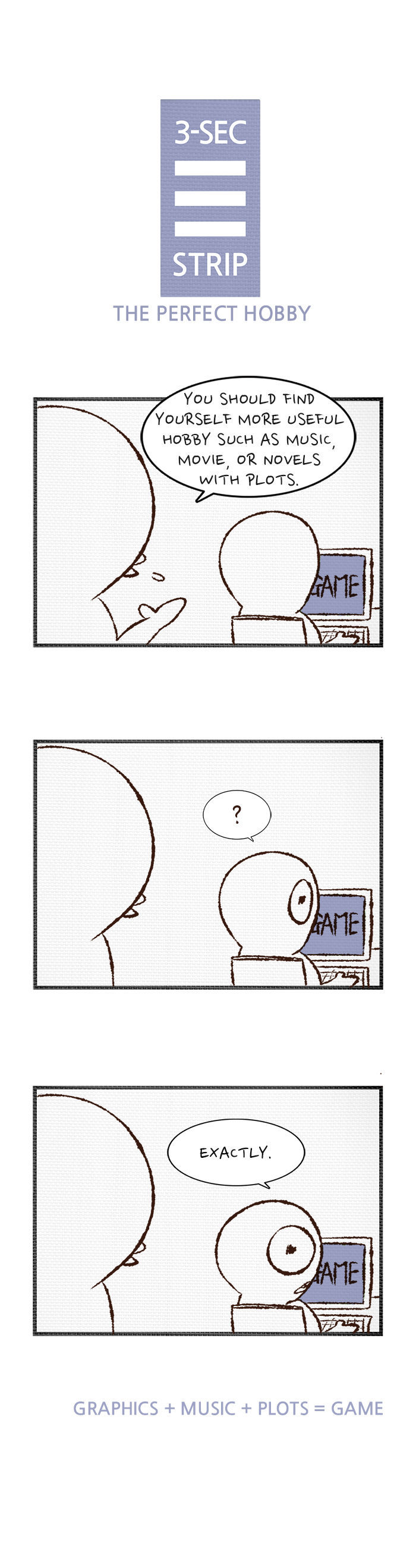 3-Second Strip Chapter 8 page 1 - Chapter 8 : The Perfect Hobby