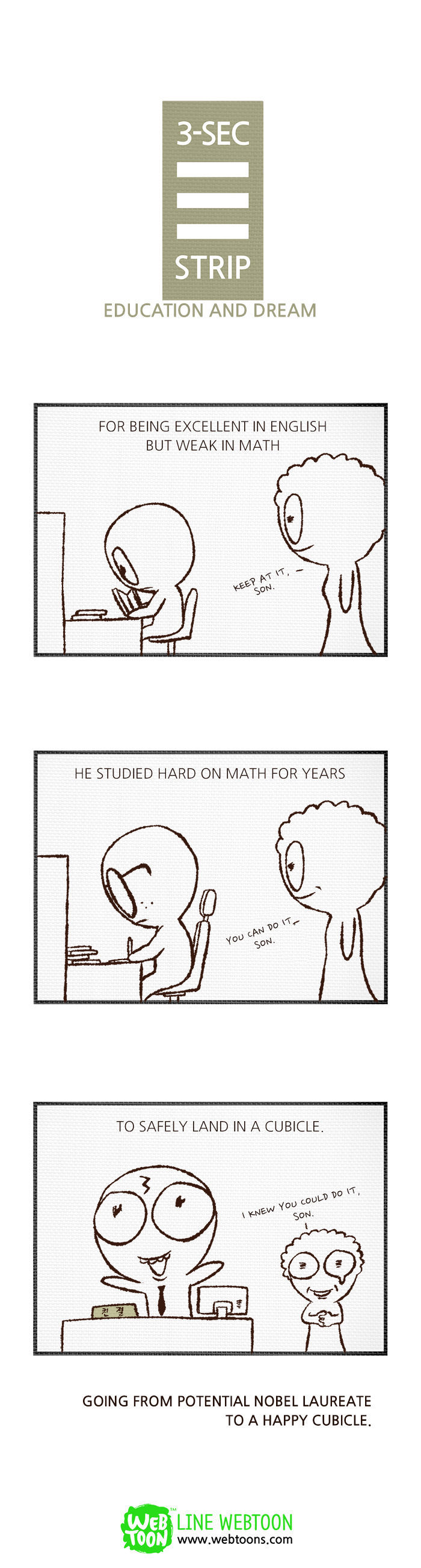 3-Second Strip Chapter 85 page 1 - Chapter 85 : Education and Dream