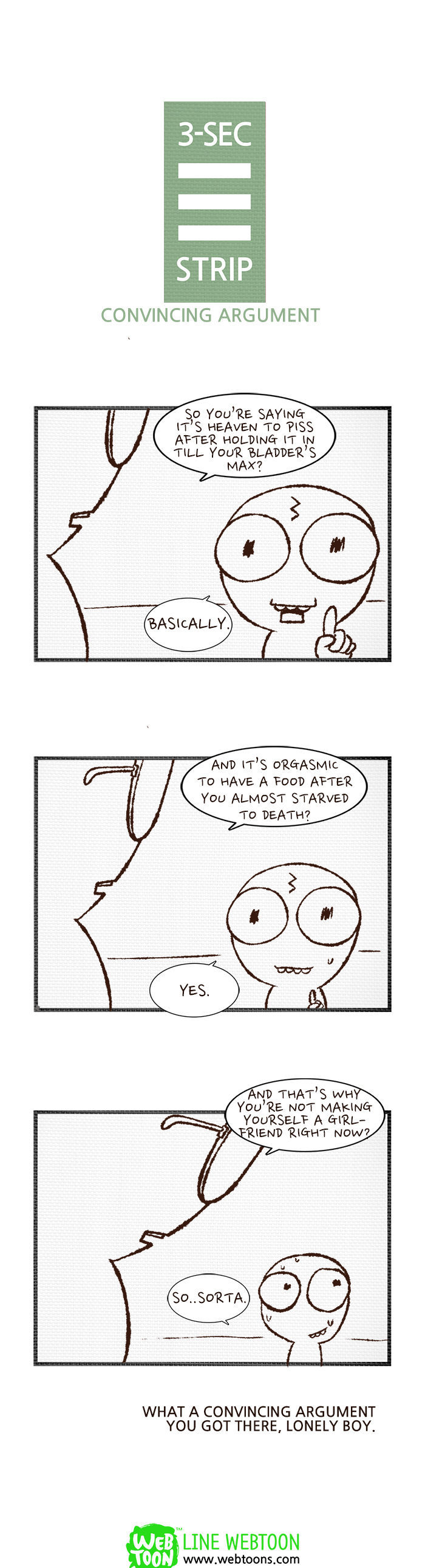 3-Second Strip Chapter 86 page 1 - Chapter 86 : Convincing Argument
