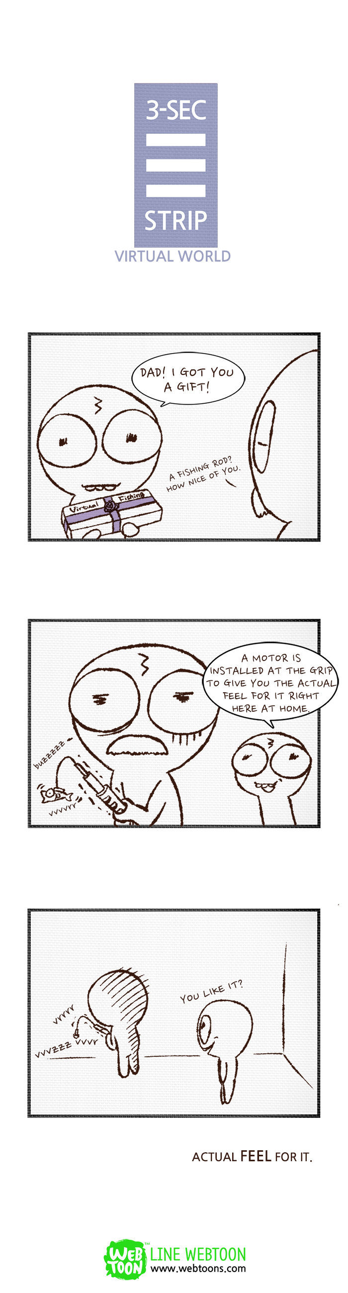 3-Second Strip Chapter 88 page 1 - Chapter 88 : Virtual World (8)