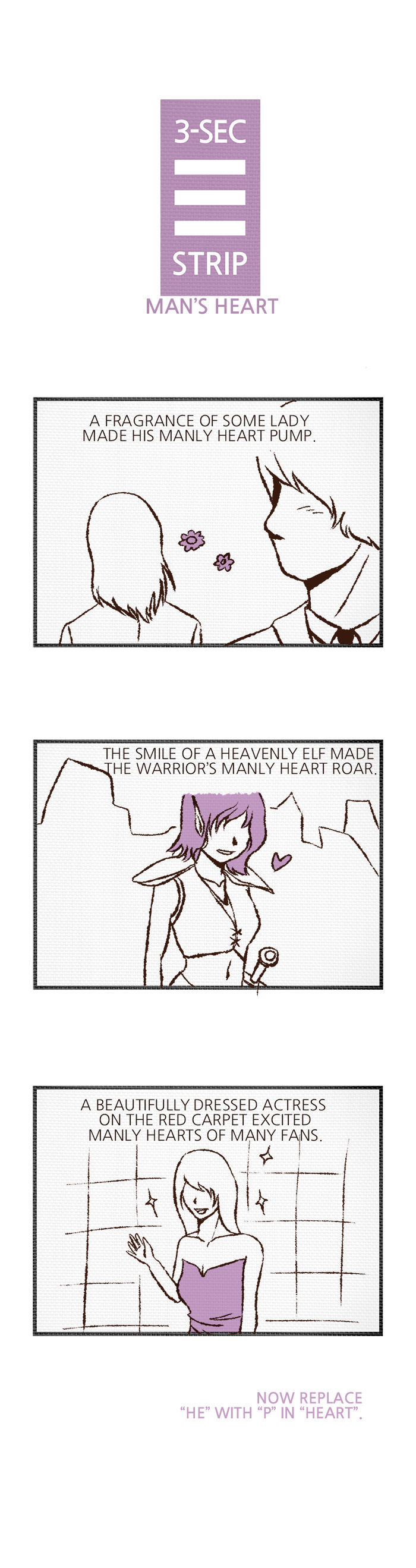 3-Second Strip Chapter 9 page 1 - Chapter 9 : Man's Heart
