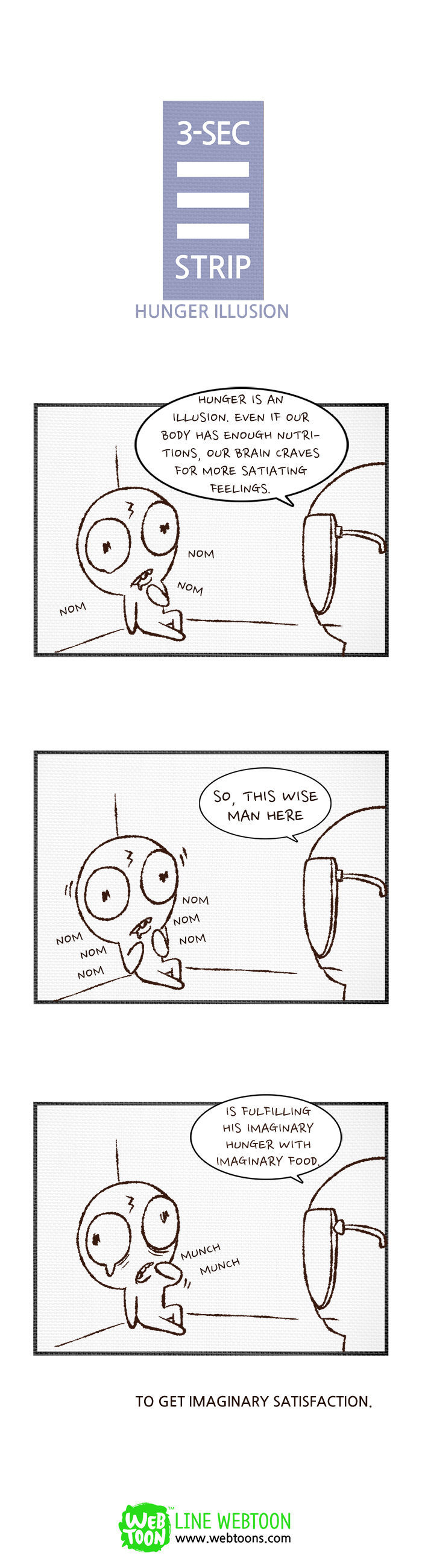3-Second Strip Chapter 95 page 1 - Chapter 95 : Illusional Hunger