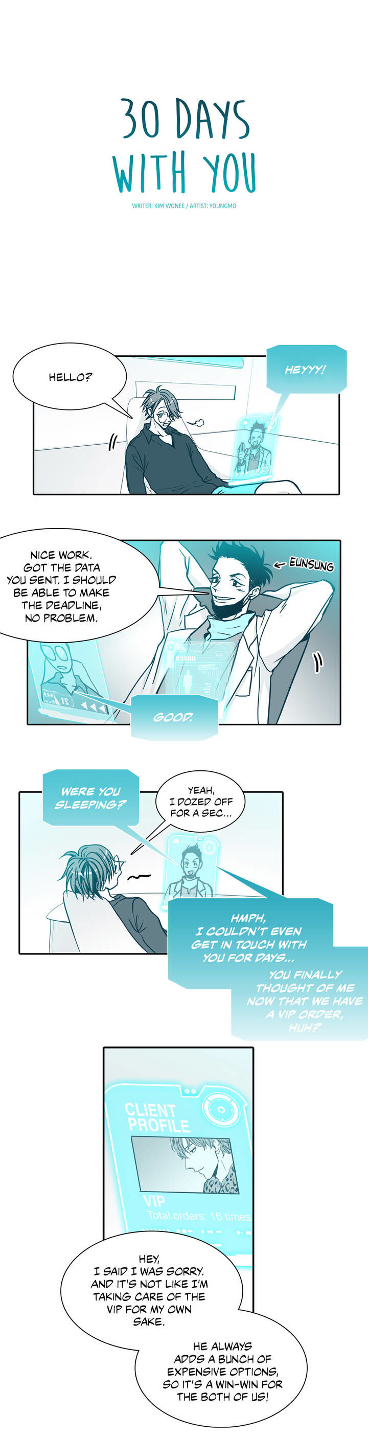 30 Days With You Chapter 8 page 2 - Chapter 8