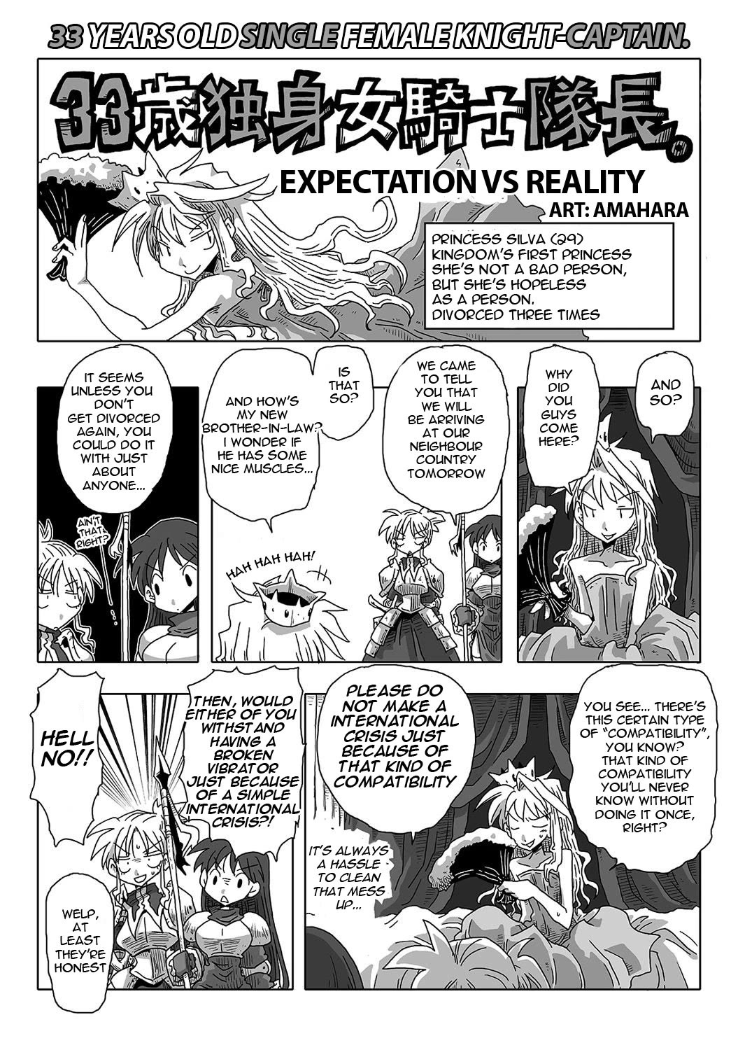 33 Years Old Single Female Knight-Captain Chapter 6 page 1 - Chapter 6: Expectation Vs Reality
