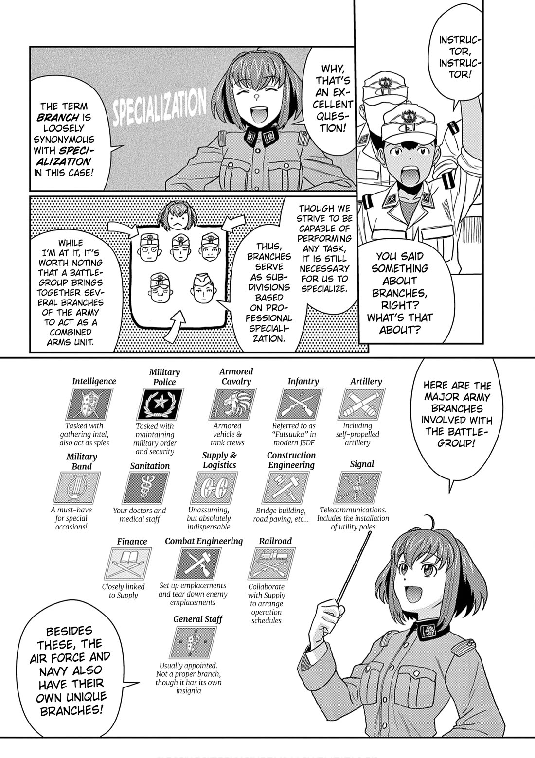341st RMR Battlegroup Chapter 7.5 page 4 - Chapter 7.5: Volume 1 Extras: Learn the Secrets of Warfare through Comics!