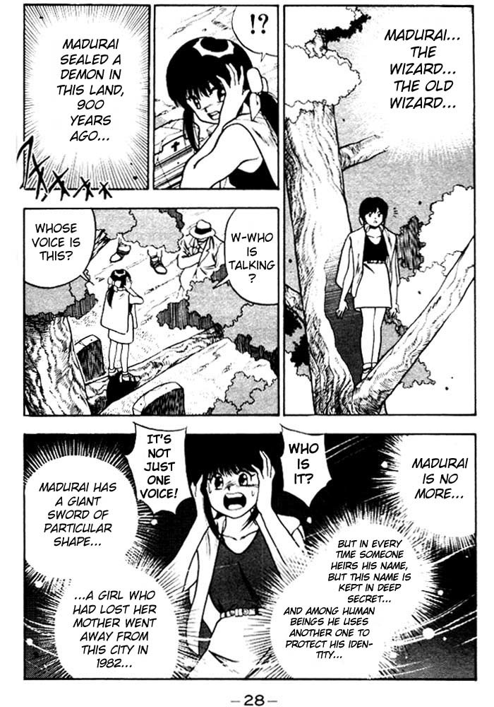 3x3 Eyes Chapter 149 page 7 - Chapter 149: The Girl from Ten Years Back