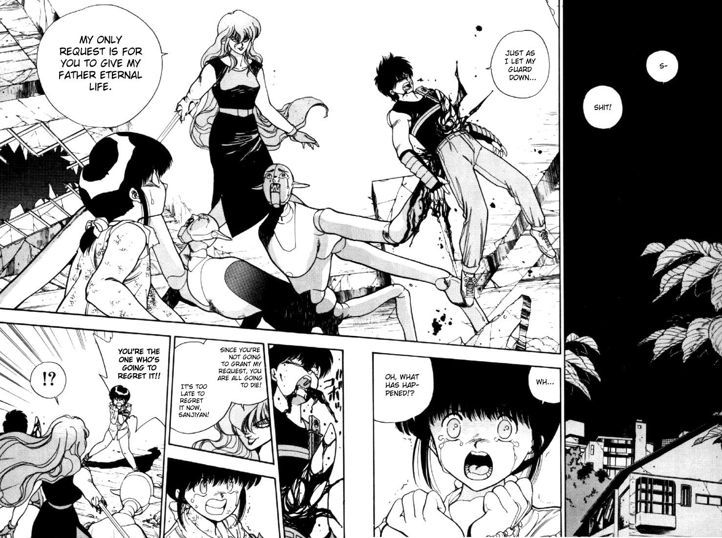 3x3 Eyes Chapter 23 page 2 - Chapter 23: Daughter of the Archdevil - Part VI