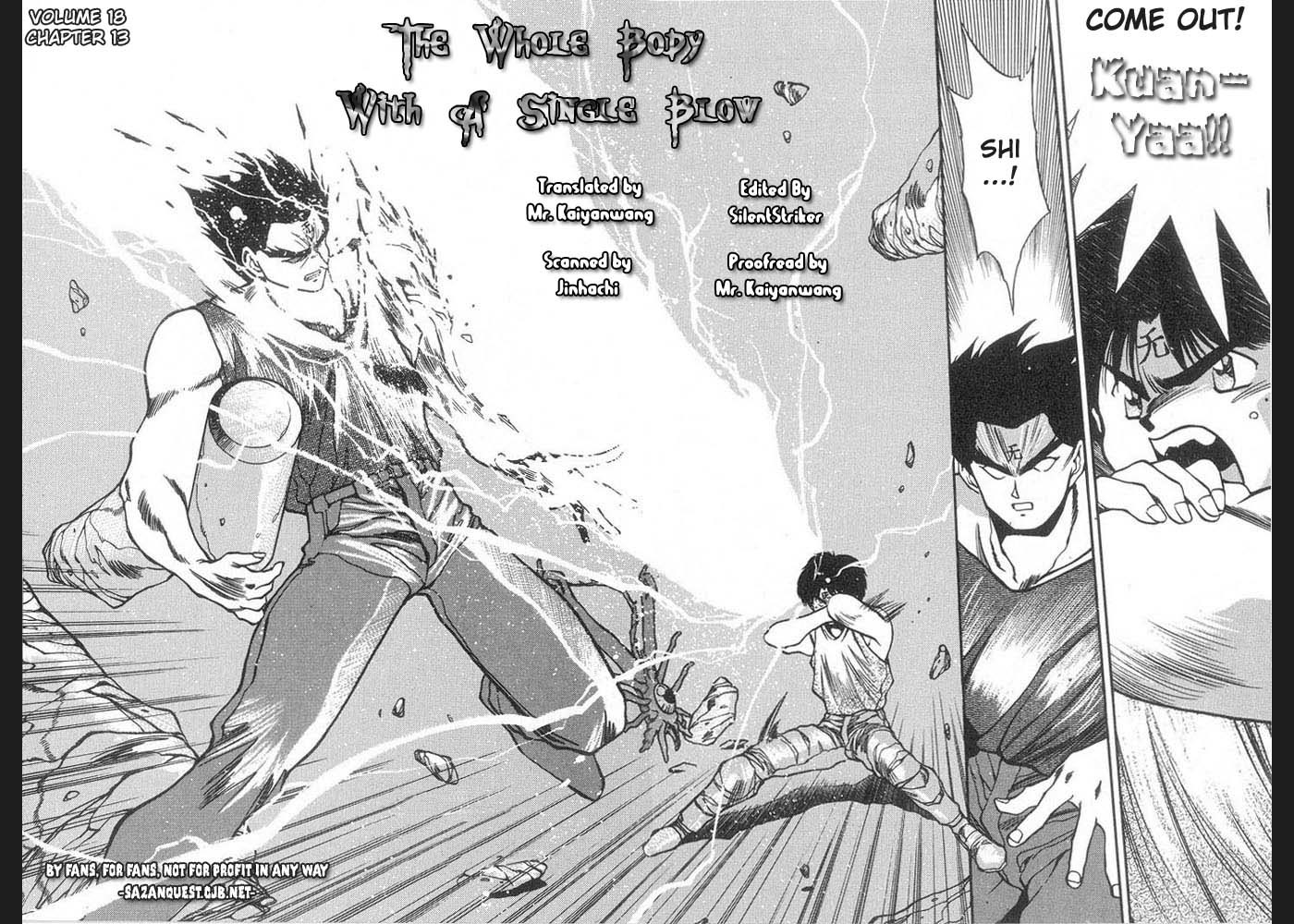 3x3 Eyes Chapter 238 page 3 - Chapter 238: The Whole Body with a Single Blow