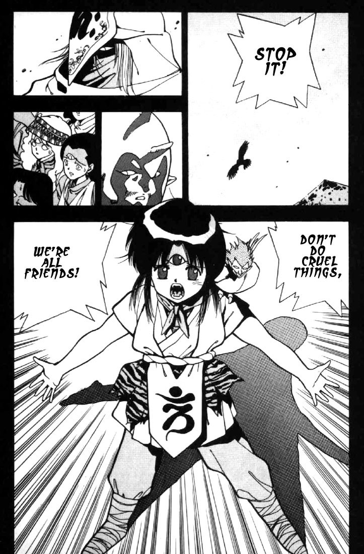 3x3 Eyes Chapter 33 page 6 - Chapter 33: Key to the Seichi - Part I
