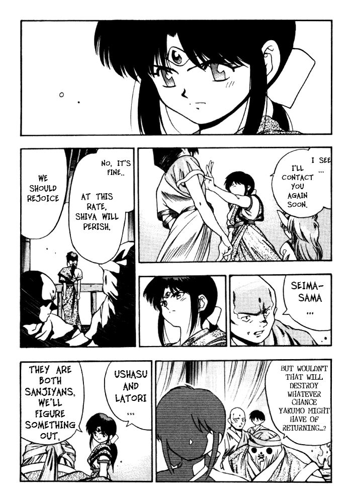 3x3 Eyes Chapter 350 page 10 - Chapter 350: The Shadow Begins Its Move