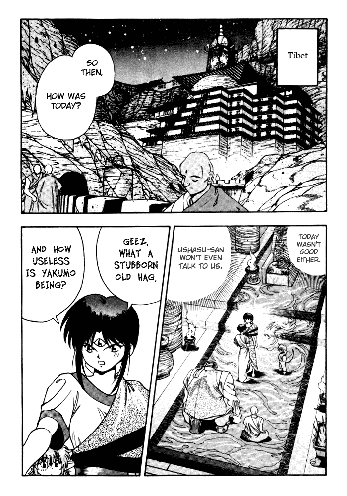 3x3 Eyes Chapter 350 page 8 - Chapter 350: The Shadow Begins Its Move
