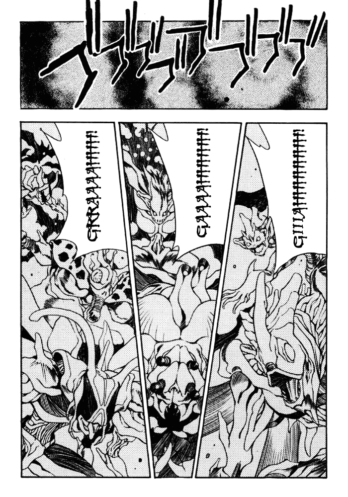 3x3 Eyes Chapter 351 page 1 - Chapter 351: The Two Torn Apart