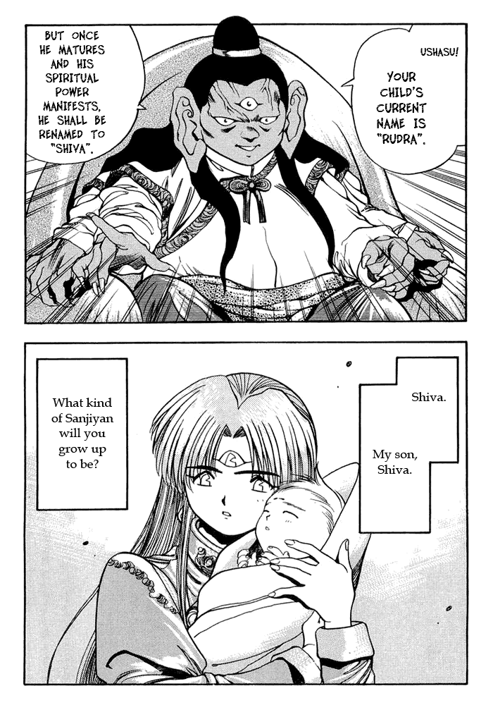 3x3 Eyes Chapter 354 page 14 - Chapter 354: Sentiments of the Goddess - Part I