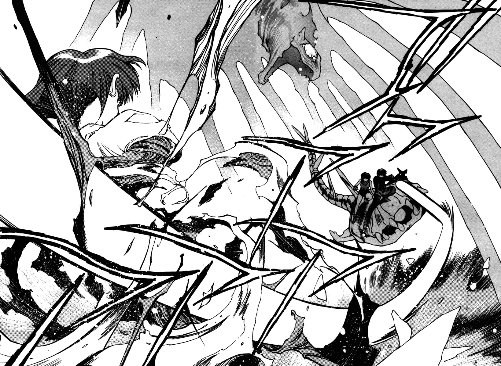 3x3 Eyes Chapter 429 page 12 - Chapter 429: Detached - Part III