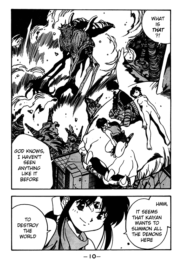 3x3 Eyes Chapter 432 page 11 - Chapter 432: The God Beast