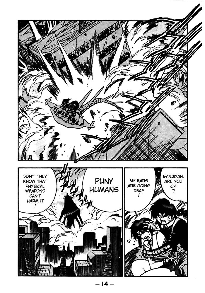 3x3 Eyes Chapter 432 page 15 - Chapter 432: The God Beast