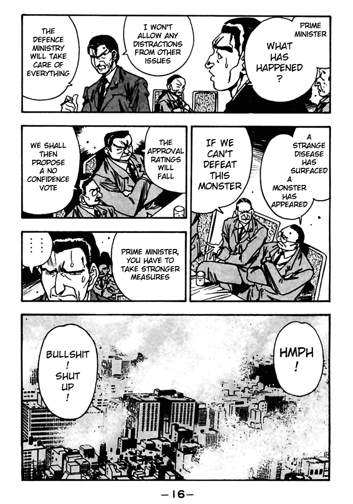 3x3 Eyes Chapter 432 page 17 - Chapter 432: The God Beast