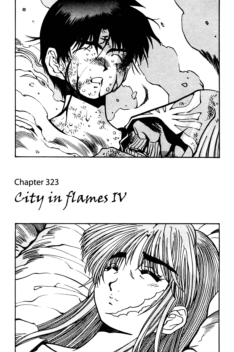 3x3 Eyes Chapter 459 page 1 - Chapter 459: City in Flames - Part IV