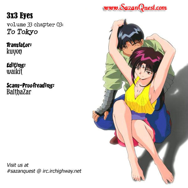 3x3 Eyes Chapter 464 page 15 - Chapter 464: To Tokyo