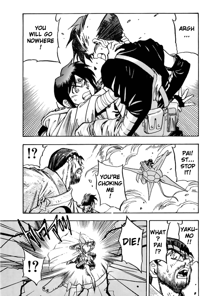 3x3 Eyes Chapter 490 page 11 - Chapter 490: Come On, Run!