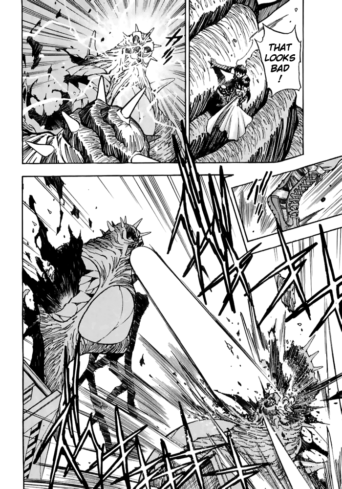3x3 Eyes Chapter 490 page 8 - Chapter 490: Come On, Run!