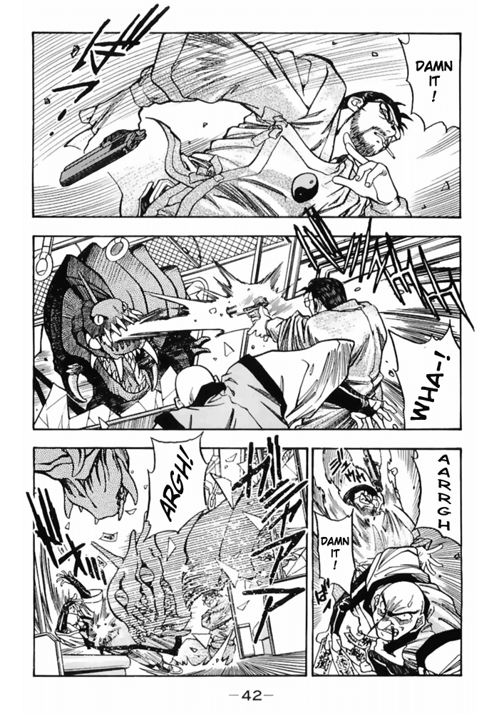 3x3 Eyes Chapter 494 page 10 - Chapter 494: Underground Attack