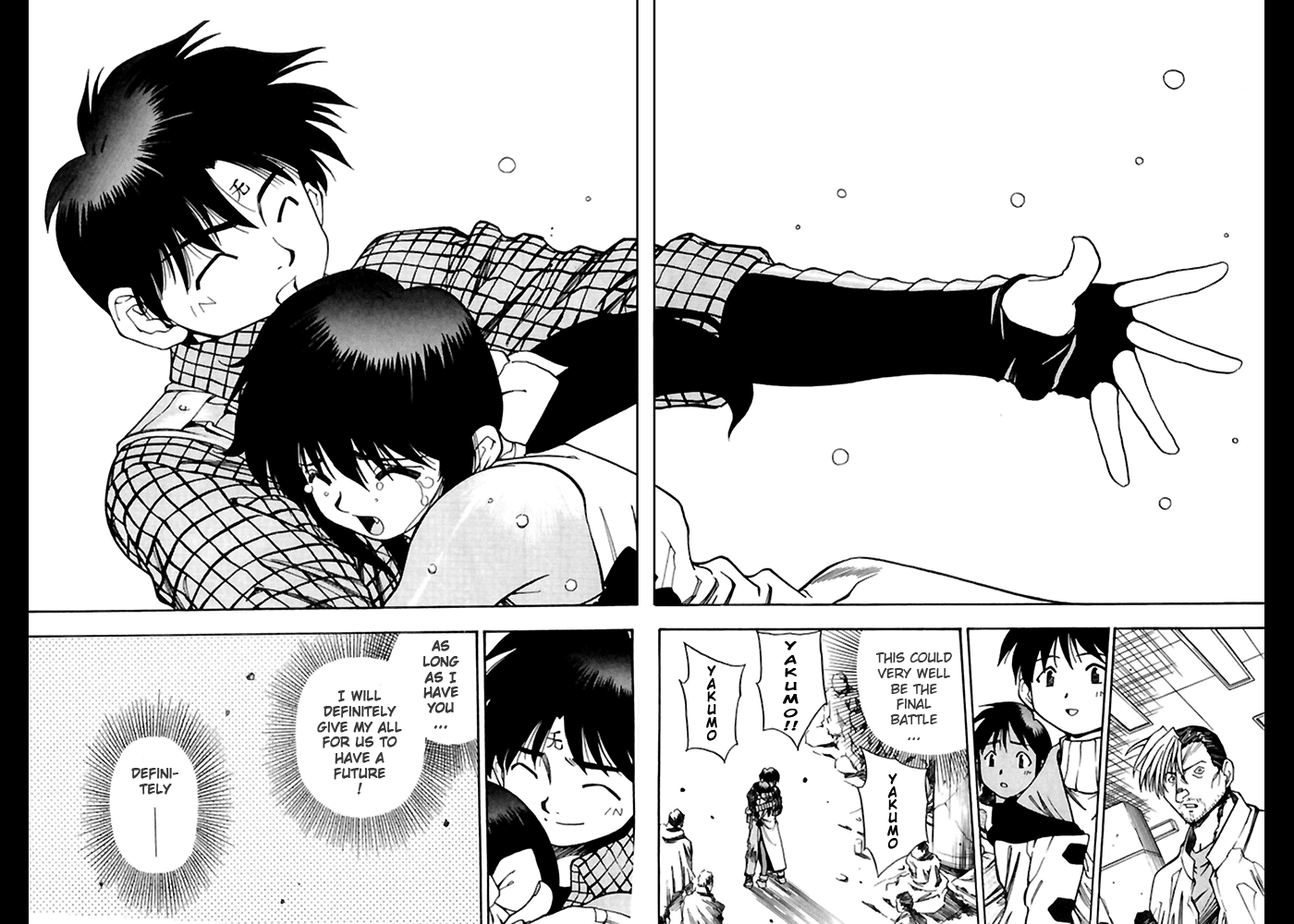 3x3 Eyes Chapter 500 page 14 - Chapter 500: The Will to Live