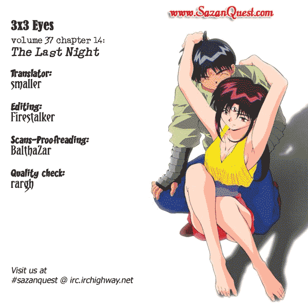 3x3 Eyes Chapter 536 page 1 - Chapter 536: The Last Night