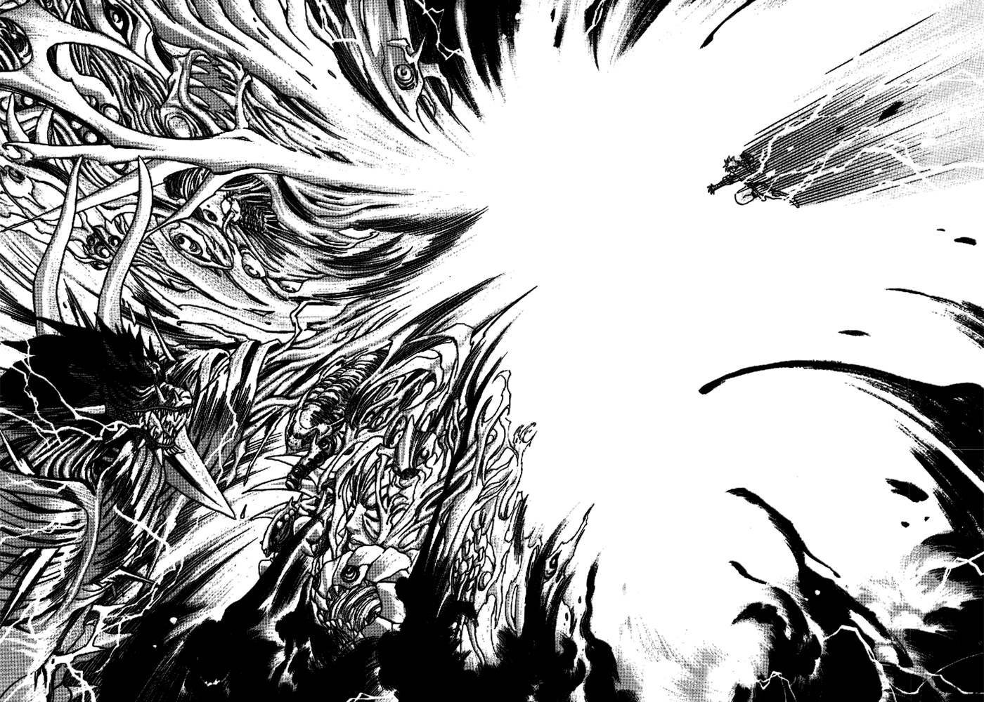 3x3 Eyes Chapter 576 page 36 - Chapter 576: God of Destruction