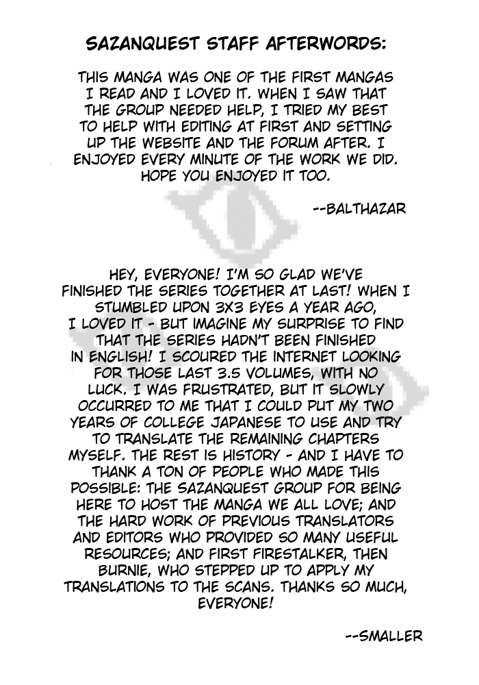 3x3 Eyes Chapter 577 page 46 - Chapter 577: Alive [END]